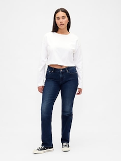 Curvy Low Rise '90s Straight Jeans