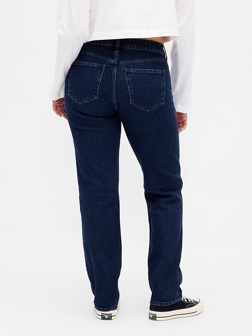 Image number 4 showing, Curvy Low Rise '90s Straight Jeans