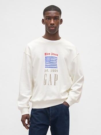 Heavyweight French Terry Oversized Logo Sweatshirt