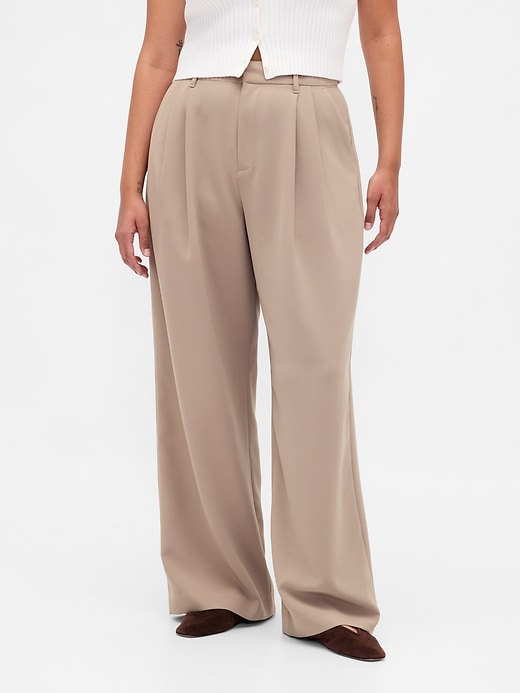 Image number 2 showing, Curvy 365 High Rise Pleated Trousers