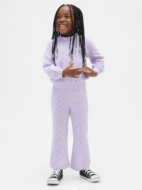 Baby & Toddler CashSoft Pointelle Flare Pants