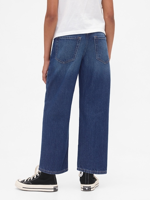 Image number 4 showing, Kids Mid Rise UltraSoft Relaxed Crop Jeans