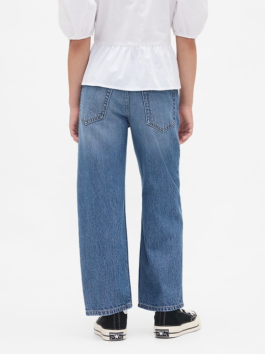 Image number 4 showing, Kids Mid Rise UltraSoft Relaxed Crop Jeans