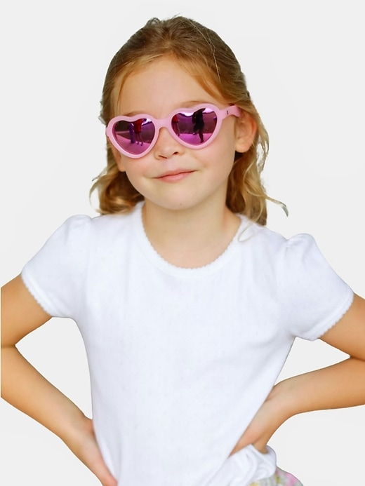 Image number 4 showing, Babiators Polarized Toddler and Kid Heart Sunglasses