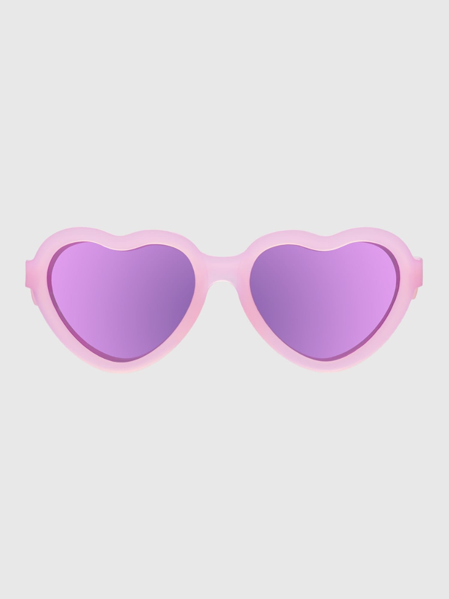 Babiators Polarized Toddler and Kid Heart Sunglasses - Frosted Pink