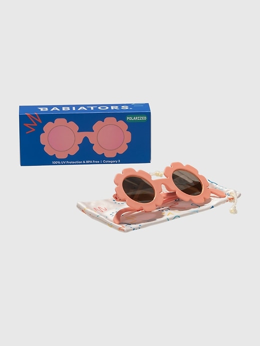 Image number 3 showing, Babiators Polarized Toddler and Kid Flower Sunglasses