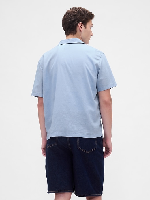 Image number 3 showing, Linen-Cotton Shirt