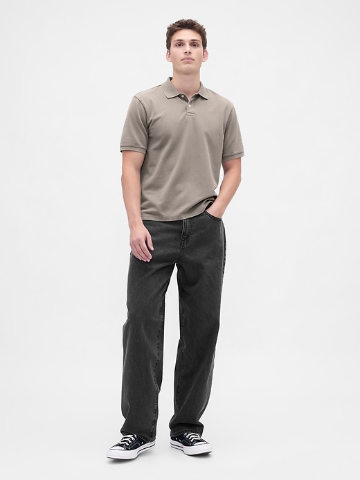 Image number 2 showing, Relaxed Pique Polo Shirt