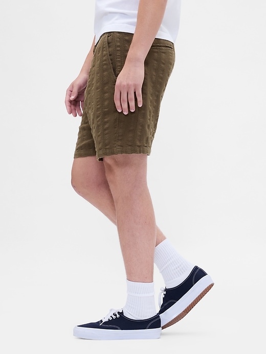 Image number 3 showing, 7" Textured Easy Shorts