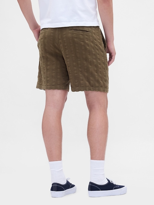 Image number 4 showing, 7" Textured Easy Shorts