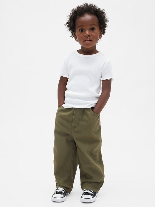 Image number 2 showing, Baby & Toddler Barrel Pants