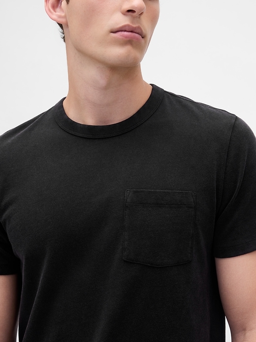 Image number 4 showing, Organic Cotton Pocket T-Shirt
