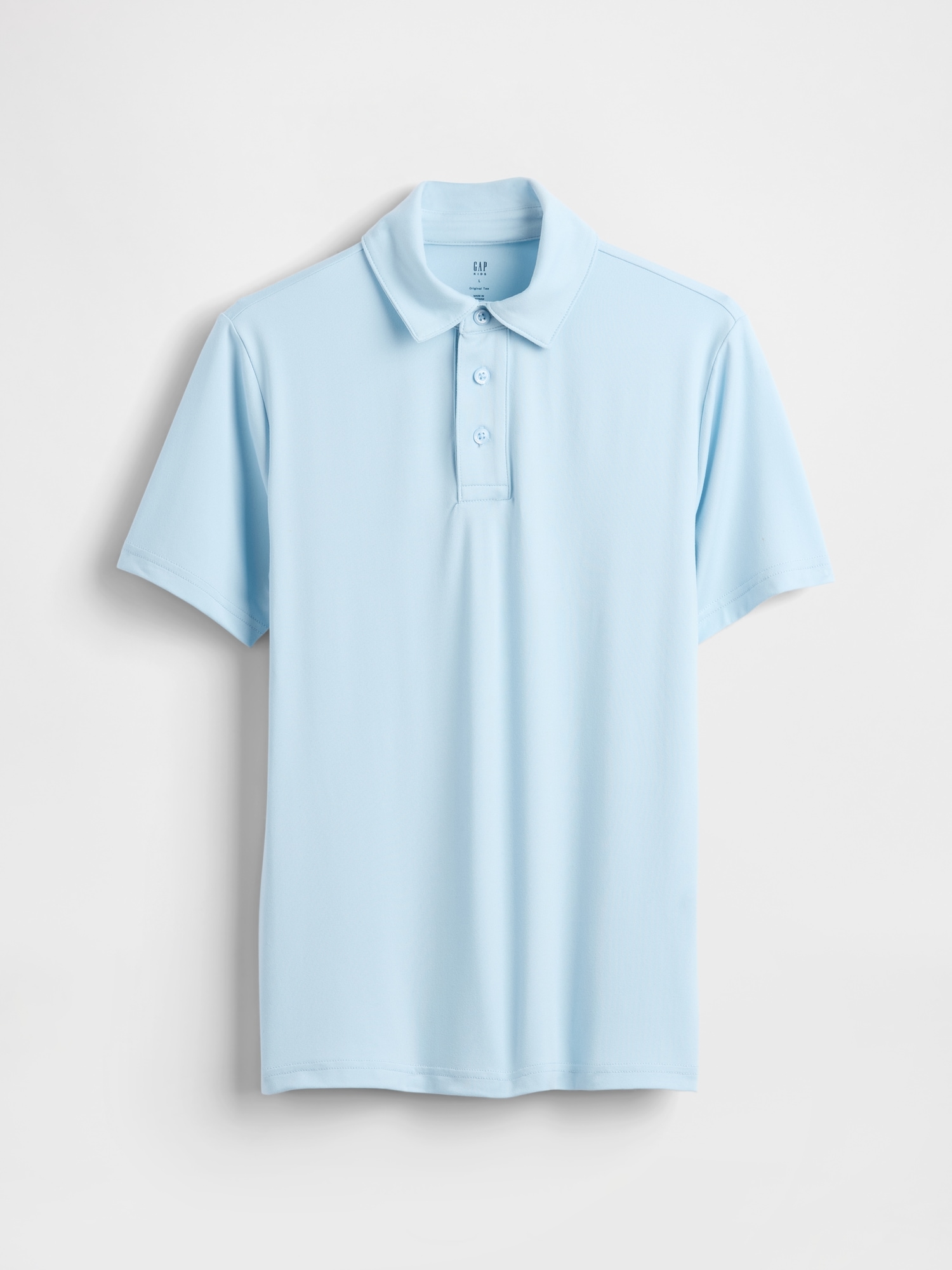 Kids GapFit Tech Performance Polo - Light Blue Shadow
