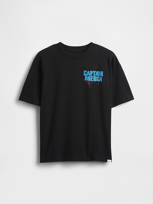 Image number 1 showing, Kids Marvel Relaxed Graphic T-Shirt