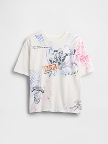 Kids Marvel Relaxed Graphic T-Shirt