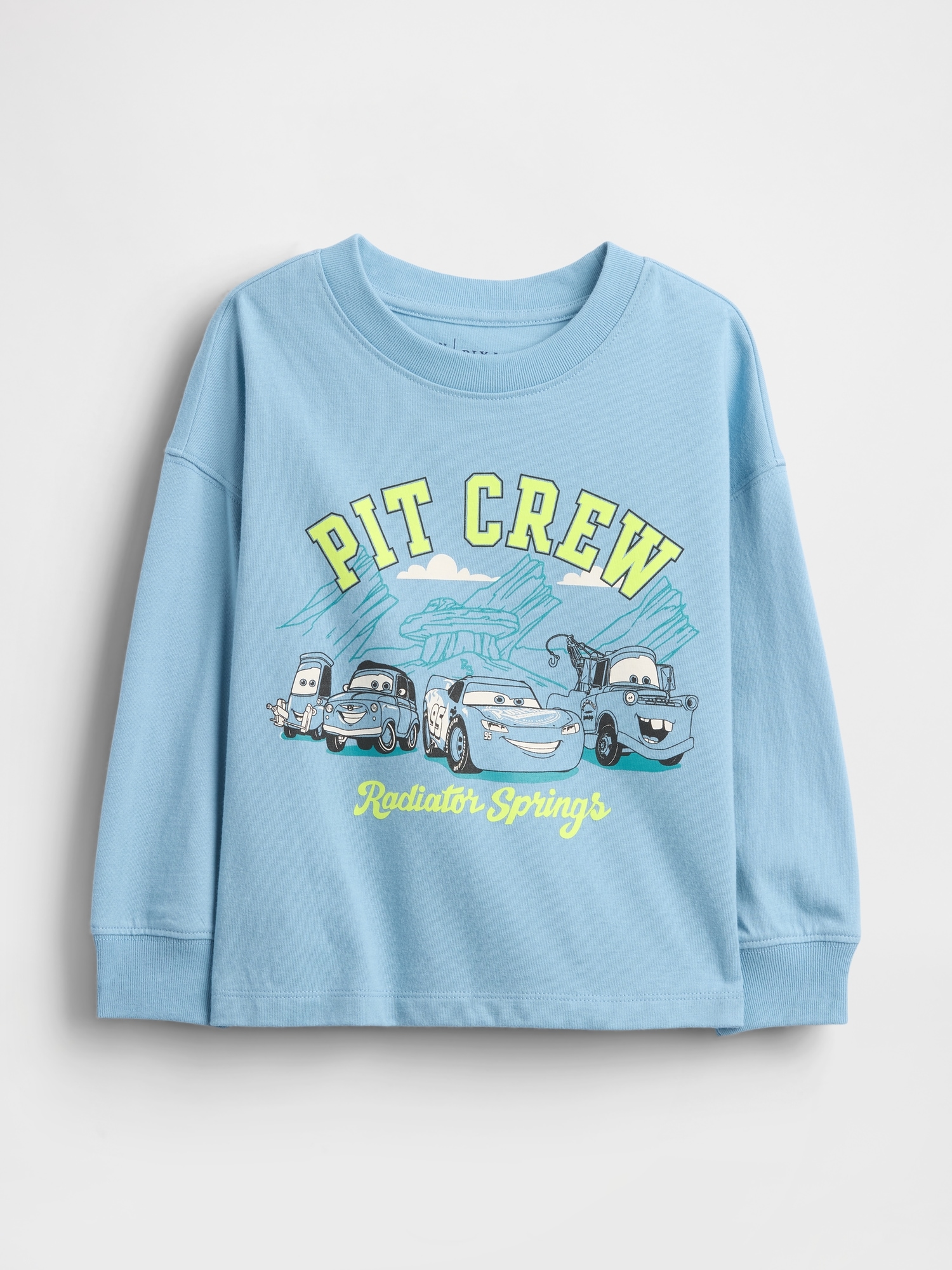 Gap × Disney Baby & Toddler Cars Graphic T-Shirt - Blue Stone