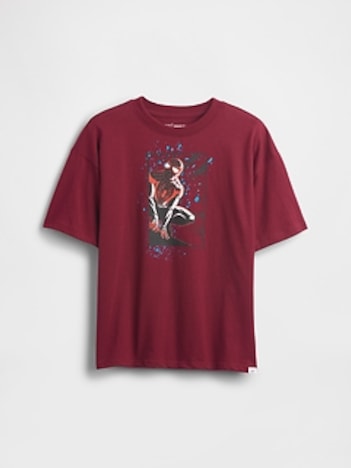 Kids Marvel Relaxed Graphic T-Shirt