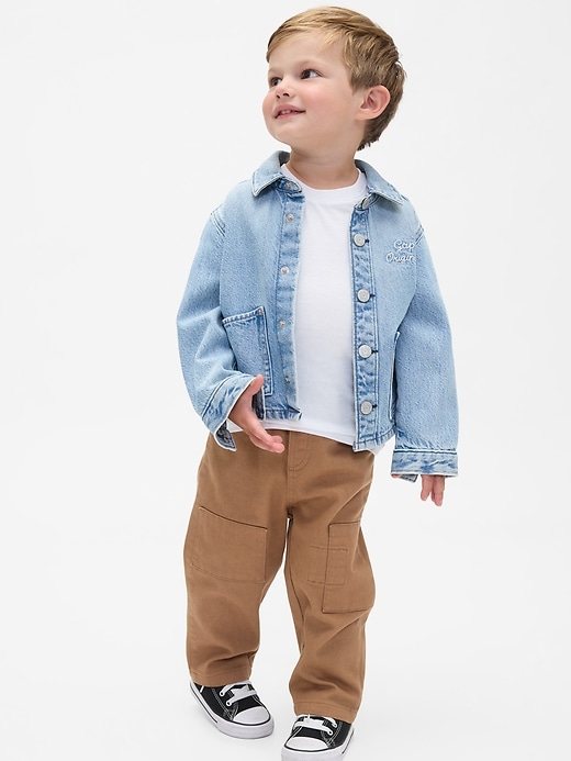 Image number 1 showing, Baby & Toddler Barrel Pants