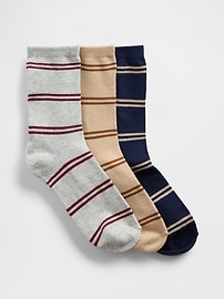View large product image 1 of 1. Kids Crew Socks (3-Pack)