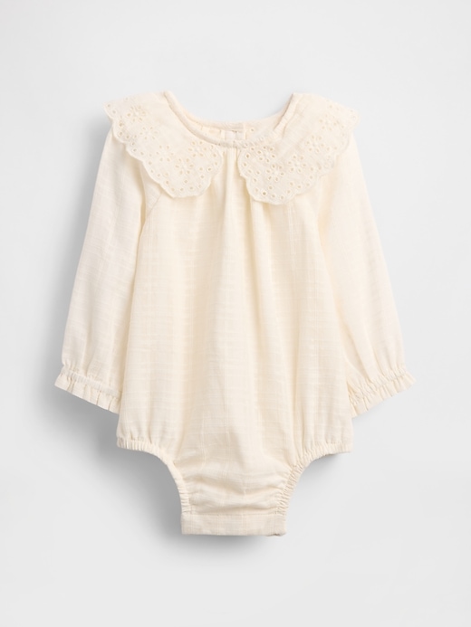 Image number 1 showing, Baby Collared Bubble Bodysuit