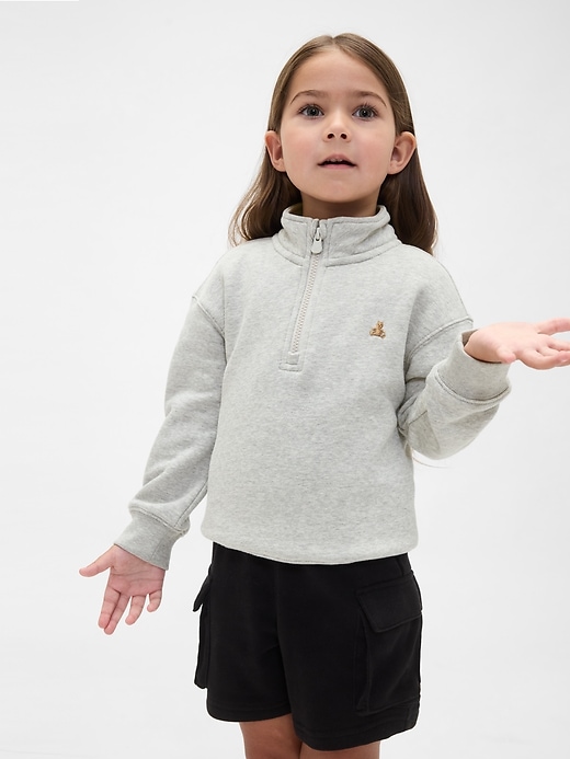 Image number 2 showing, Baby & Toddler VintageSoft Quarter-Zip Pullover
