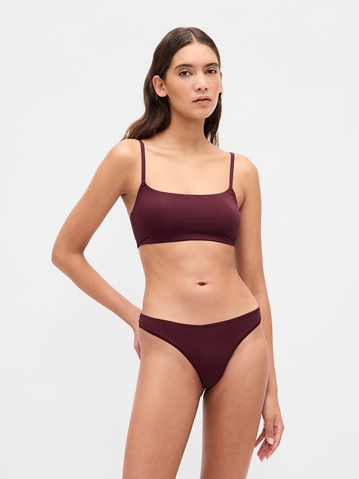 1 of 8 showing, with the color Tuscan red of product SecondSkin Bralette