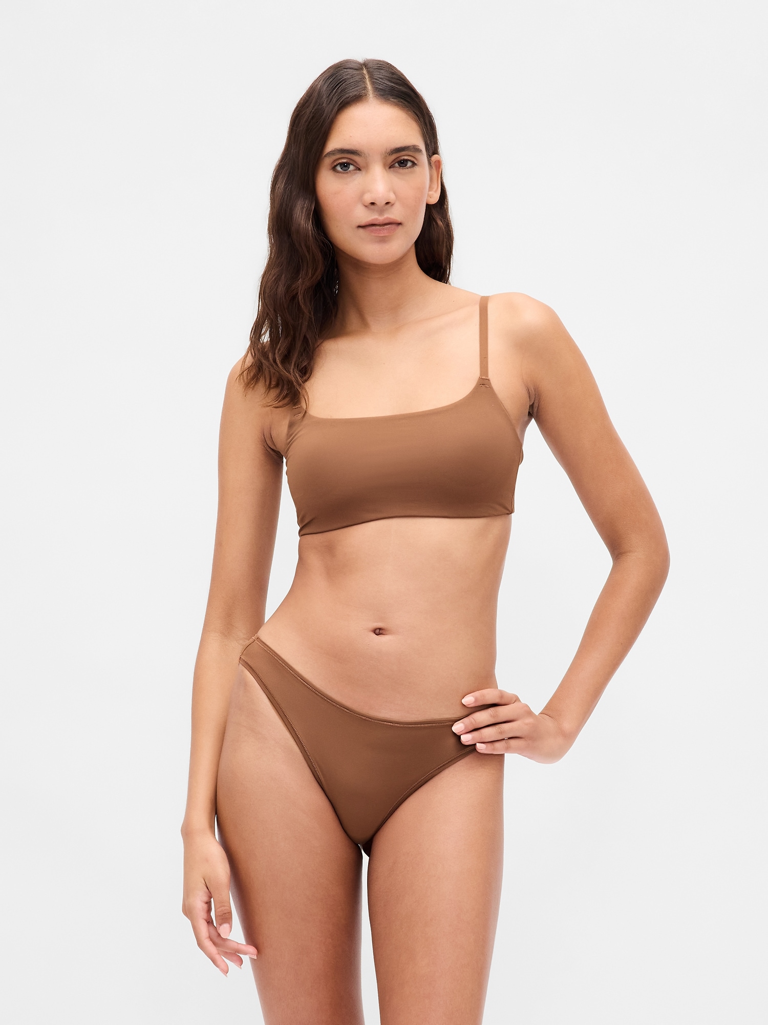 SecondSkin Thong - Brown