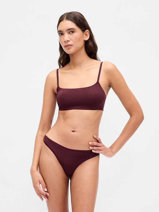 1 of 8 showing, with the color Tuscan red of product SecondSkin Thong