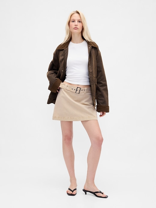Image number 1 showing, Belted Mini Skort