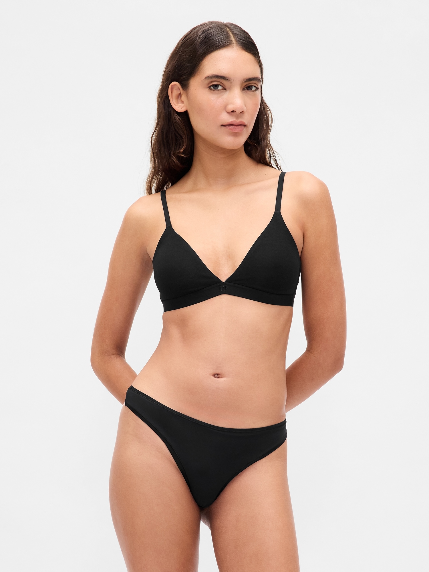 SecondSkin Thong - Black