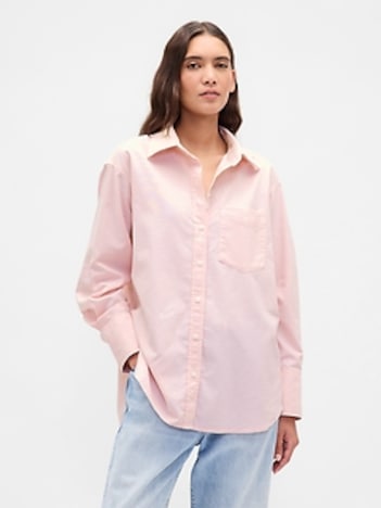 Organic Cotton Oxford Big Shirt