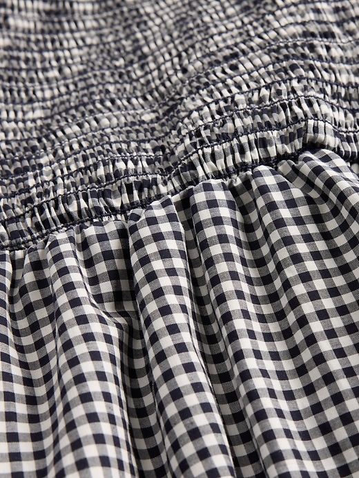 Image number 4 showing, Poplin Gingham Bubble Midi Dress