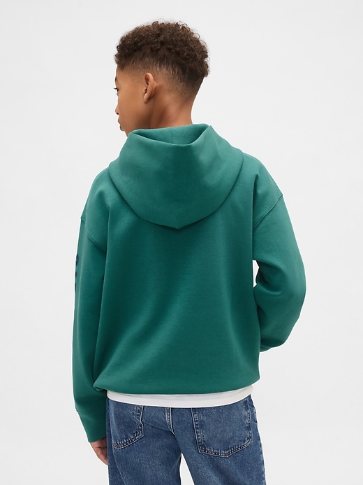 Image number 3 showing, Kids GapFit Tech Quick-Dry Logo Hoodie