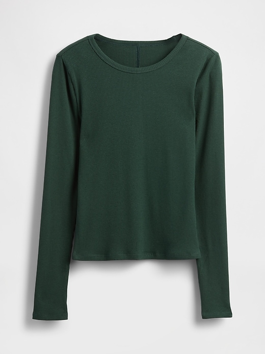 Image number 5 showing, Modern Rib Crop T-Shirt