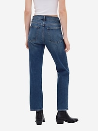 High Rise ’90s Straight Crop Jeans