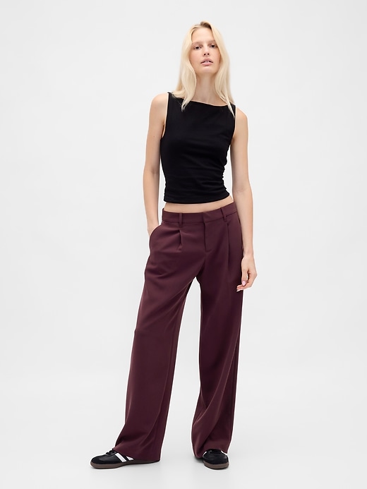 Image number 5 showing, 365 Low Rise Pleated Wide-Leg Trousers
