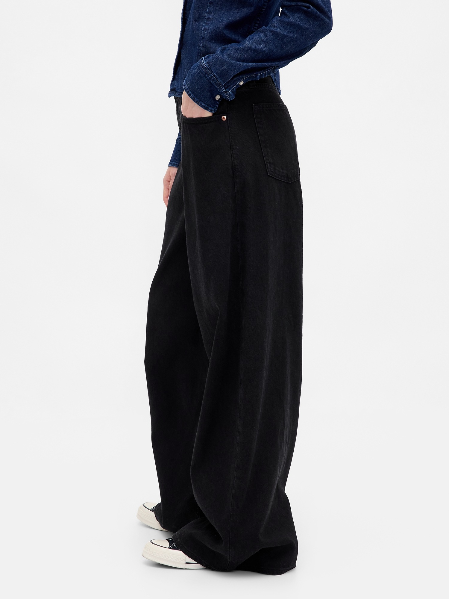 Женские джинсы Gap Low Slung Extra Baggy Jeans — фото 3