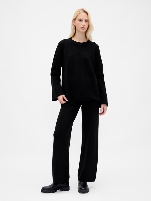 Image number 2 showing, CashSoft Shaker-Stitch Boyfriend Sweater