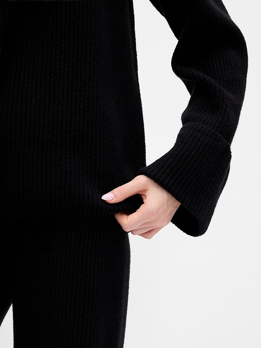 Image number 4 showing, CashSoft Shaker-Stitch Boyfriend Sweater