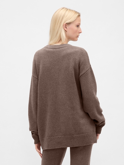 Image number 3 showing, CashSoft Oversized Boyfriend Sweater