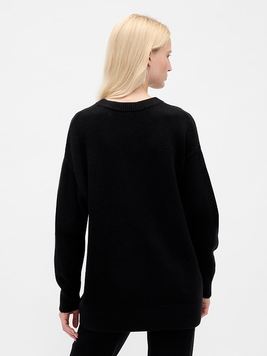 Image number 3 showing, CashSoft Oversized Boyfriend Sweater