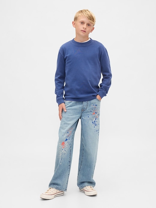 Image number 1 showing, Kids Easy Baggy Jeans