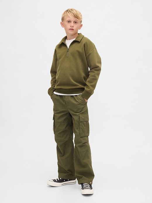 Image number 4 showing, Kids VintageSoft Quarter-Zip Pullover