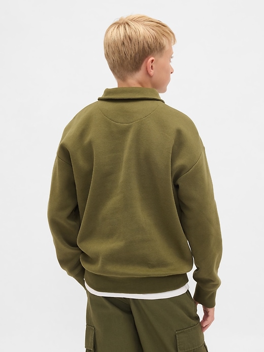 Image number 3 showing, Kids VintageSoft Quarter-Zip Pullover