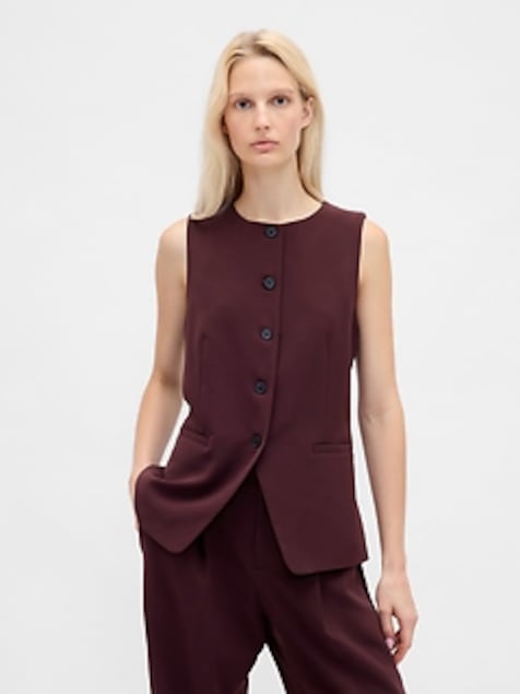 High-Neck Vest