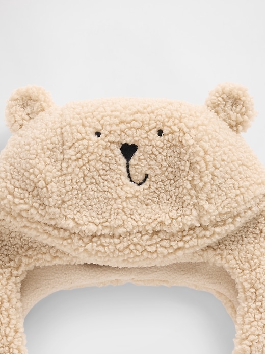 Image number 2 showing, Baby Sherpa Brannan Bear Hat & Mittens Set
