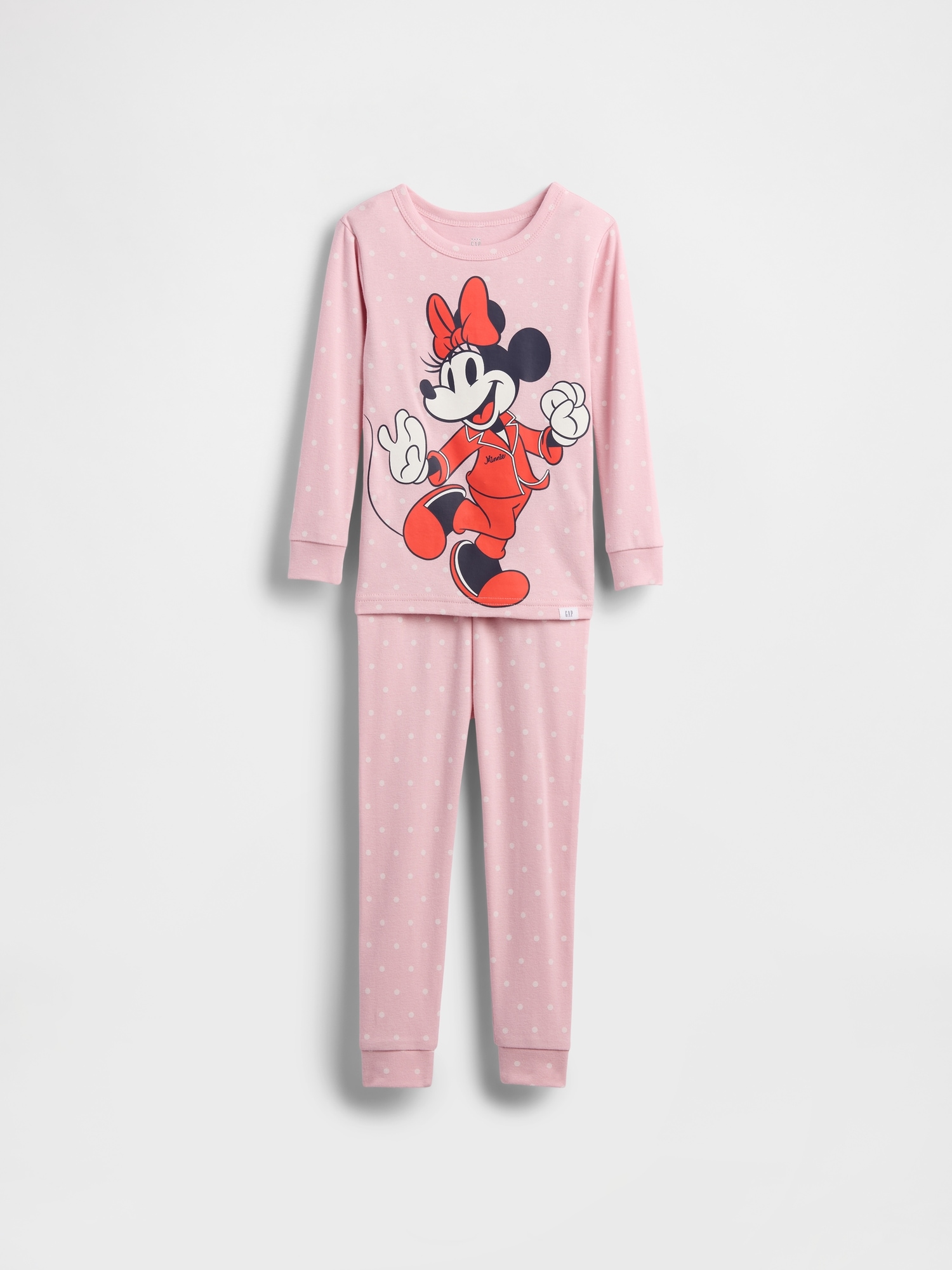 Gap × Disney Baby & Toddler Organic Brushed Cotton Pj Set In Pink