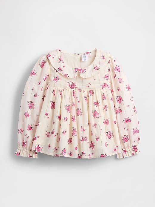 Image number 1 showing, Baby & Toddler Puff-Sleeve Floral Top