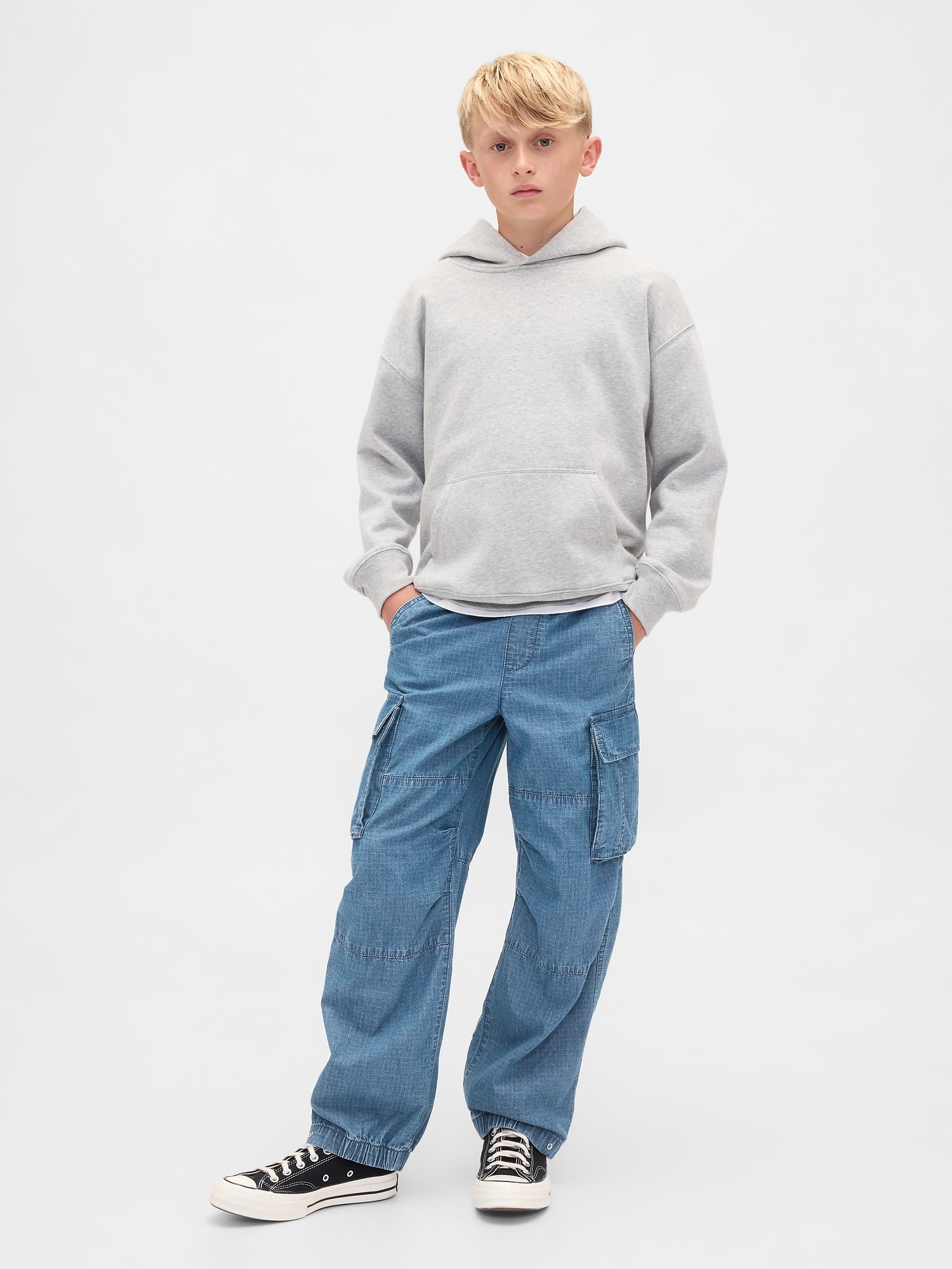 Детские джинсы Gap Kids Denim Baggy Cargo Joggers