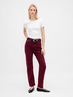 High Rise '90s Straight Jeans